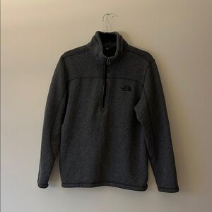The North Face Men's Charcoal Zip-Up Sweater